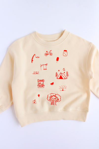 long live childhood crewneck