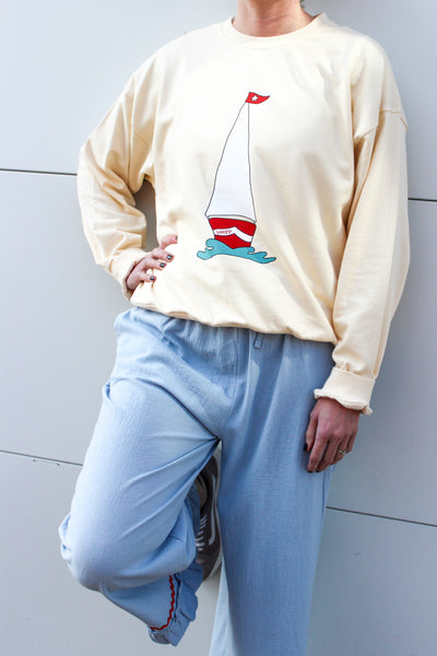 women's sail away sweatshirt