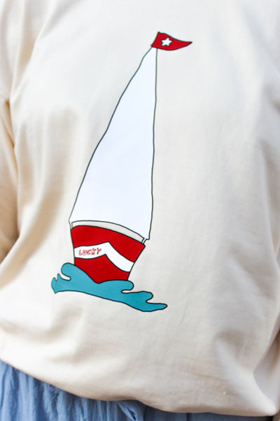 women's sail away sweatshirt