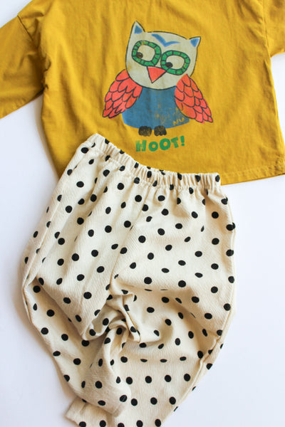 polka dot pants