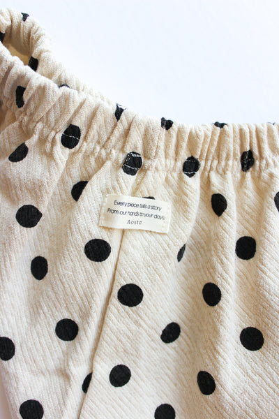 polka dot pants