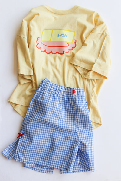 women's butter dish tee (soft yellow)