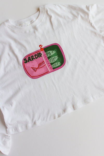 women's long sleeved sardine tee