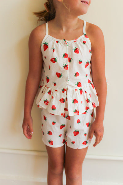 strawberry frill top