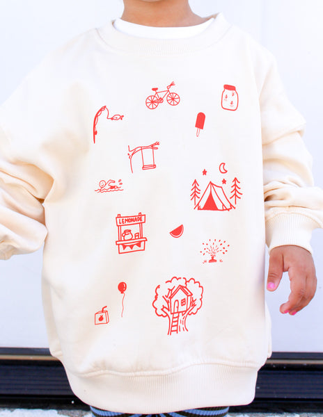 long live childhood crewneck