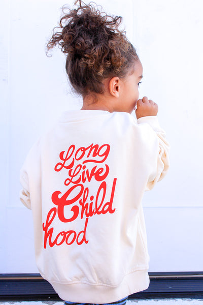 long live childhood crewneck