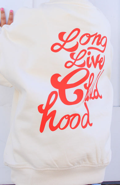 long live childhood crewneck