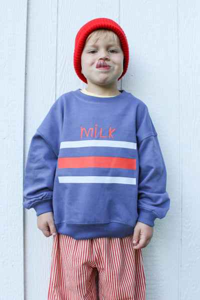 milk crewneck