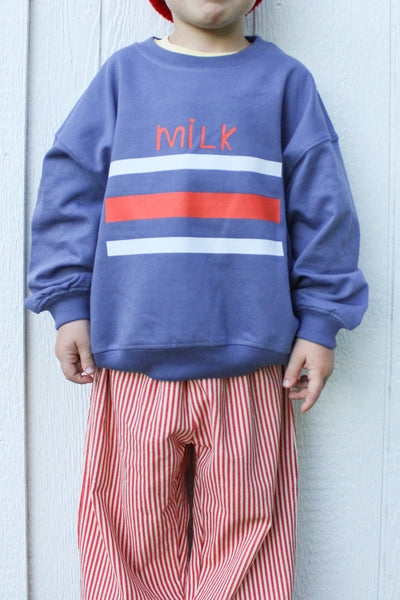 milk crewneck