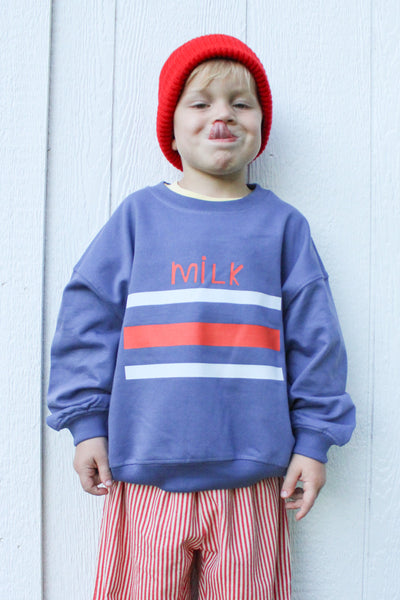 milk crewneck