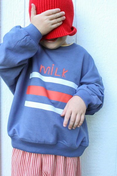 milk crewneck
