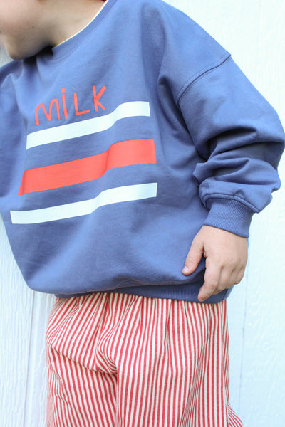 milk crewneck
