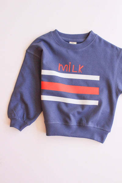 milk crewneck