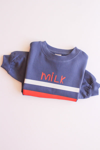 milk crewneck