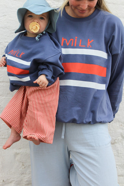 women's milk crewneck