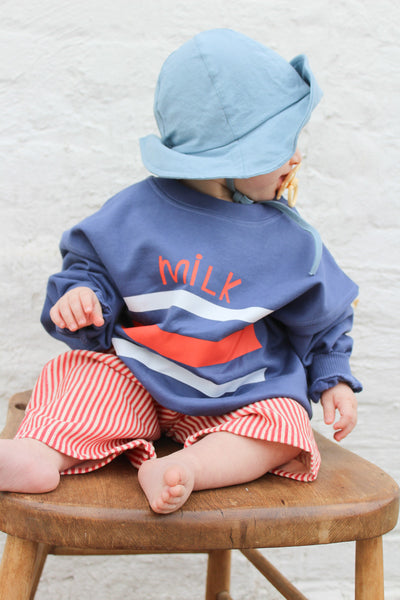 milk crewneck