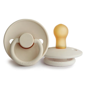 FRIGG natural rubber pacifier / cream