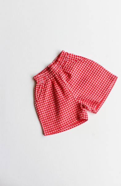 gingham days shorts