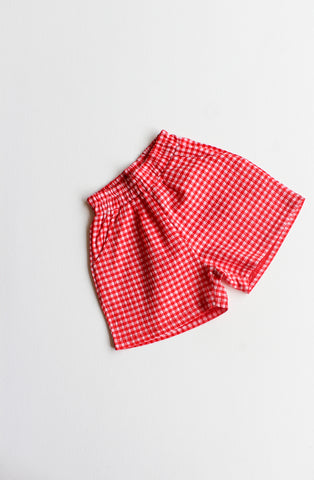 gingham days shorts