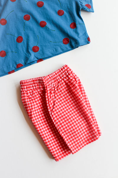 gingham days shorts
