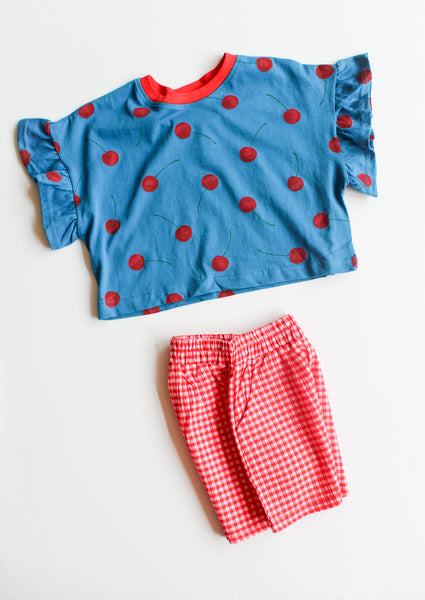 gingham days shorts