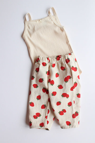 pointelle tank onesie