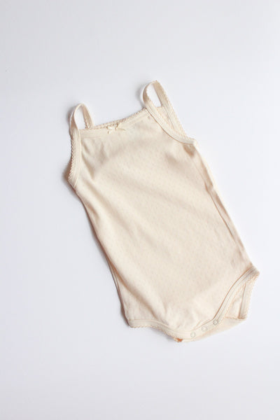 pointelle tank onesie