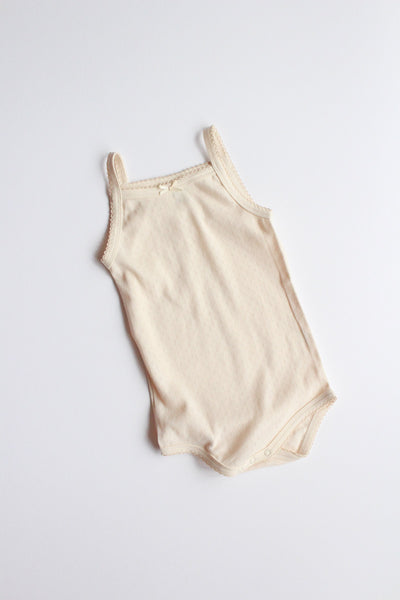 pointelle tank onesie