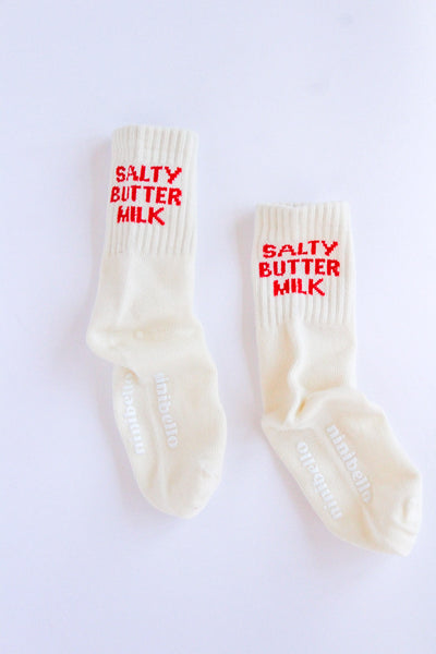 salty buttermilk socks