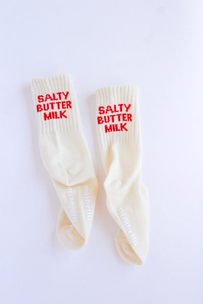salty buttermilk socks