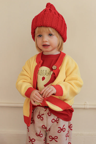 chunky knit cardigan