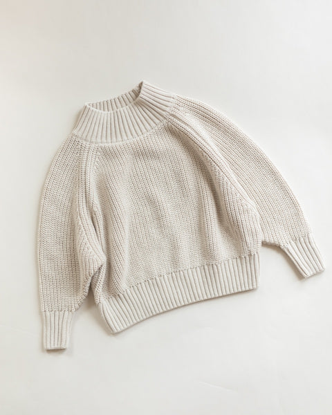 cotton knit pullover